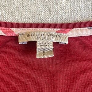 Burberry Crimson Red Knitwear